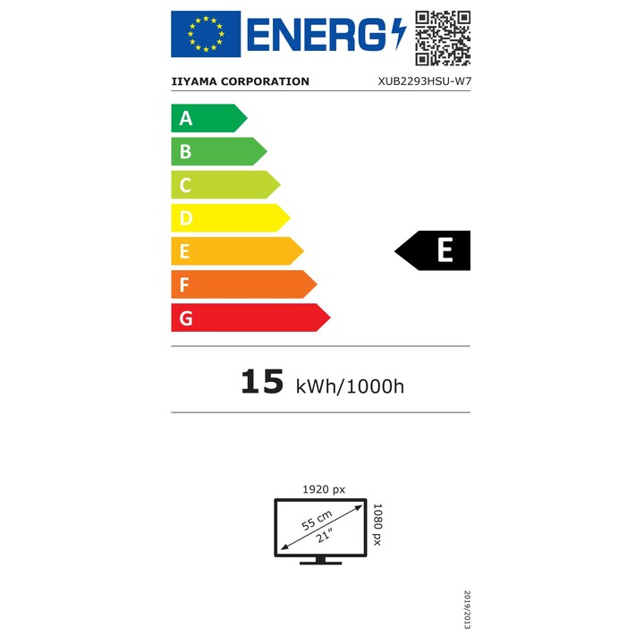 Iyama Prolite Monitor, 21,5 Zoll, 54,5 cm, IPS-Panel-Technologie, LED, 1920 x 1080, 100 Hz, Mattweiß