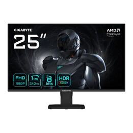 Monitor Gamer GIGABYTE GS25F2A 25" FHD - 1920 x 1080, 240Hz, 1ms, 300 cd/m², HDR 10, HDMI 2.0, DisplayPort 1.4