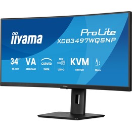 iiyama ProLite XCB3497WQSNP-B1 34 VA Curvo UWQHD 120 Hz Preto
