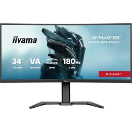 iiyama G-Master GCB3484WQSU-B1 34 VA Curvo UWQHD 180Hz 0.4ms FreeSync Negro