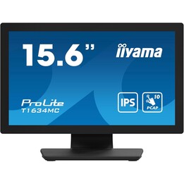 iiyama ProLite T1634MC-B1S 39.6 cm (15.6") 1920 x 1080 Full HD LED Touchscreen PC Monitor Black