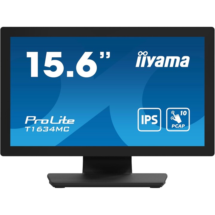 iiyama ProLite T1634MC-B1S 39,6 cm (15,6 Zoll) 1920 x 1080 Full HD LED-Touchscreen PC-Monitor schwarz