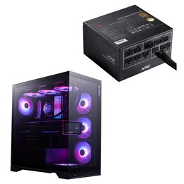 ADATA XPG X BTF Midi Tower + fonte de alimentação ADATA XPG Core Reactor II