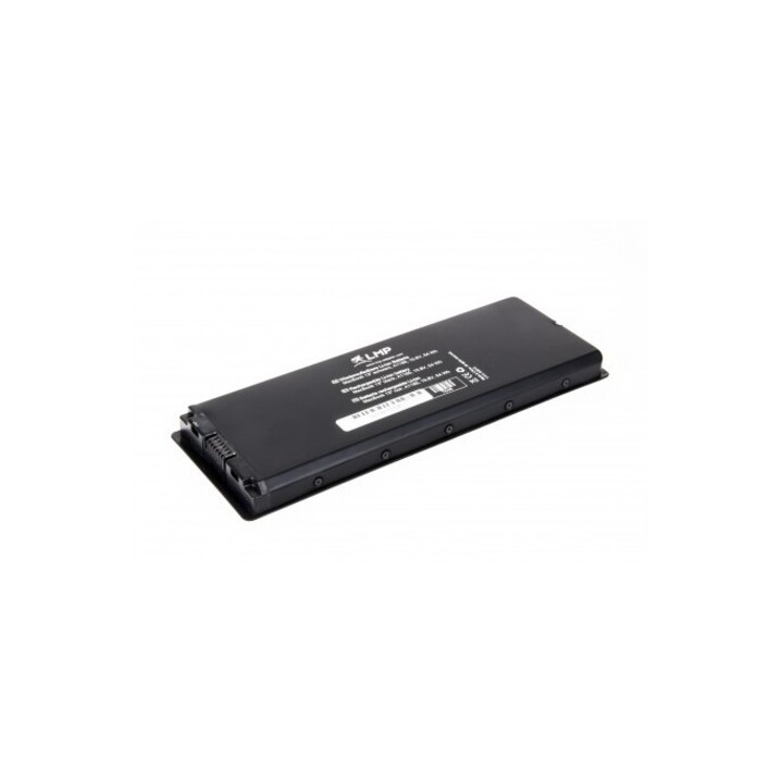 Akku für MacBook 13" schwarz 05/06 – 10/08, Lithium-Ionen-Polymer, A1185, 10,8 V, 5000 mAh