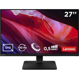 Lenovo L27qe PC display 68.6 cm (27") 2560 x 1440 pixels Quad HD LED Black