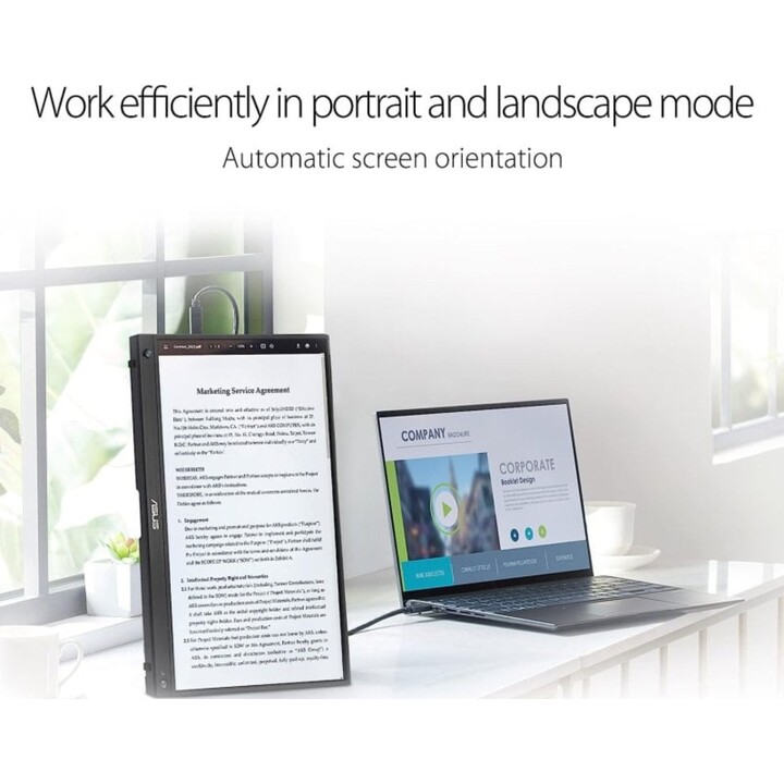 ASUS ZenScreen Touch MB16AHT 15.6" LED IPS FullHD Touch Monitor
