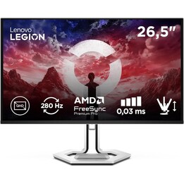 Monitor per PC Lenovo Legion Pro 27Q-10 67,3 cm (26,5") 2560 x 1440 Pixel Quad HD QD-OLED Nero, Grigio