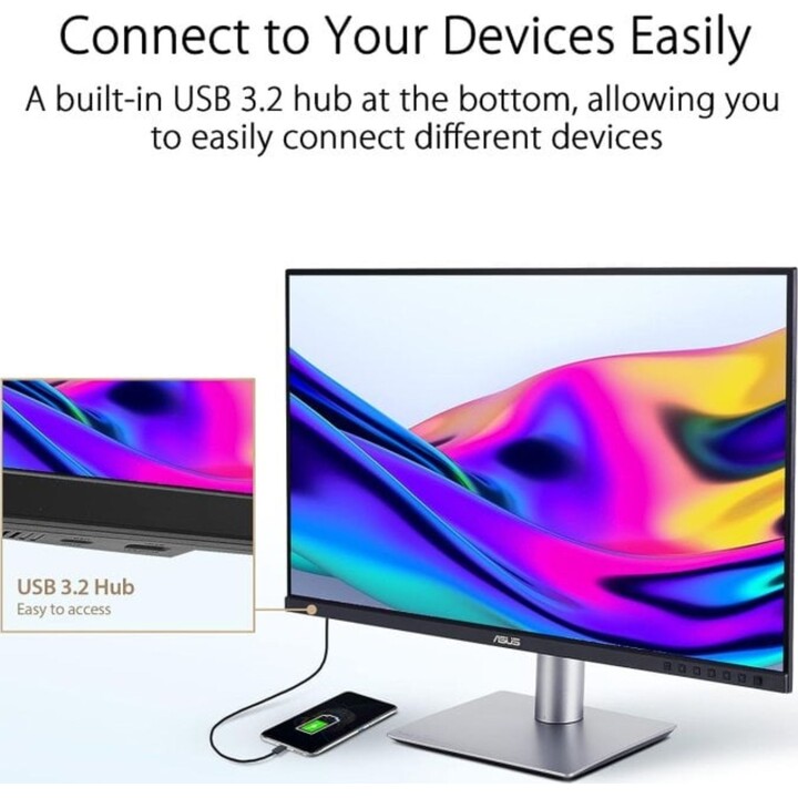 Monitor ASUS ProArt Display PA279CRV 27" LED IPS UltraHD 4K HDR10 USB-C