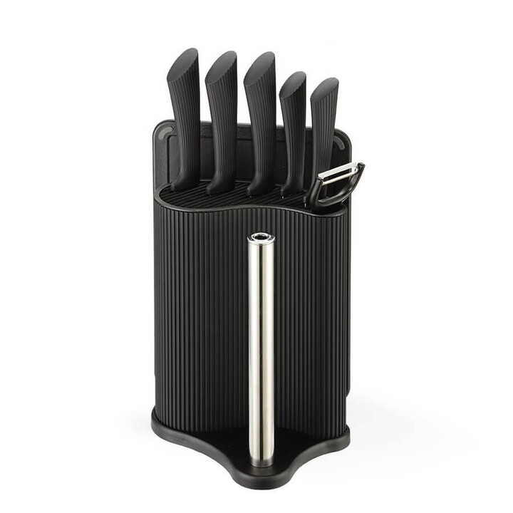 MAESTRO MR-1413 Set di utensili da cucina Set di coltelli (MR-1413-BLACK) Nero