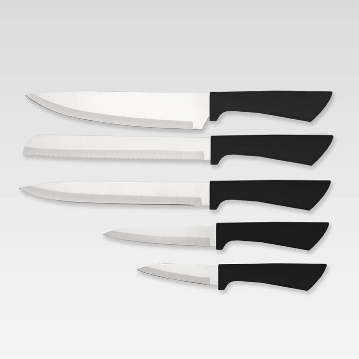 MAESTRO MR-1413 Set di utensili da cucina Set di coltelli (MR-1413-BLACK) Nero