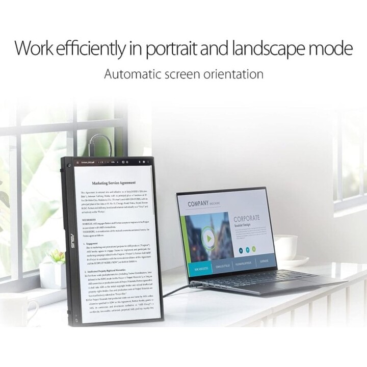 ASUS ZenScreen MB16AHG Tragbarer Monitor 15,6 Zoll LED IPS FullHD 144 Hz FreeSync Premium