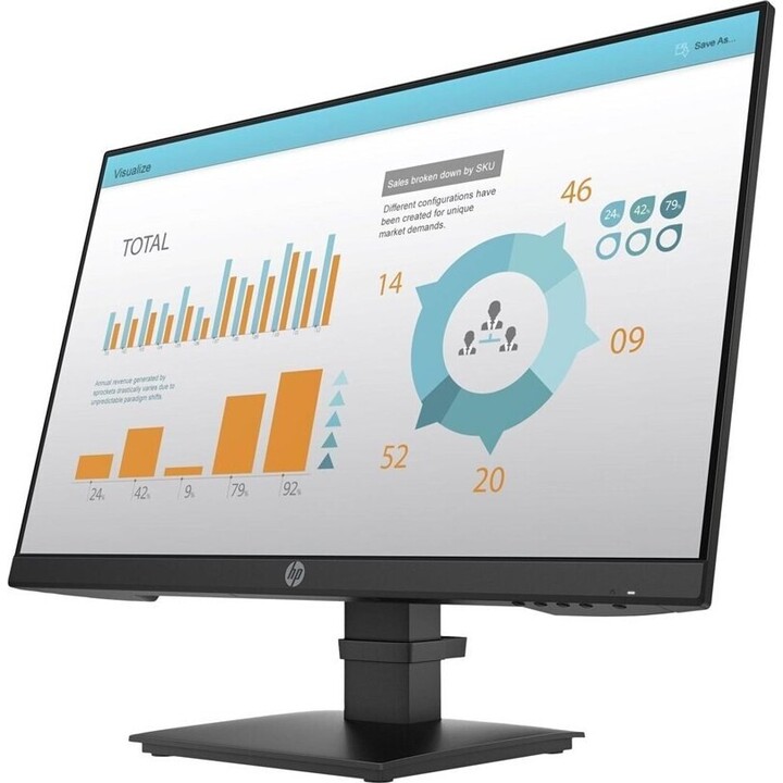 HP P24 G4, 24 polegadas, LCD, 1080p, Full HD, Preto