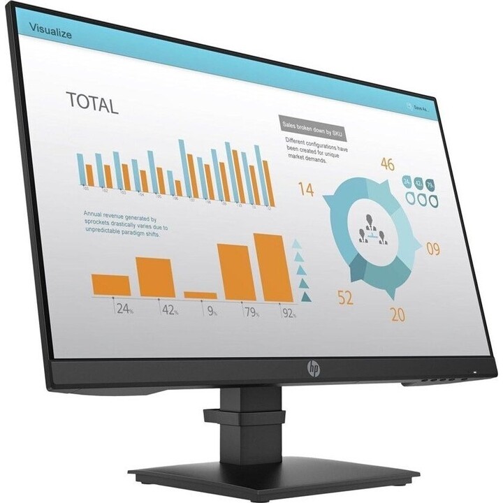HP P24 G4, 24 polegadas, LCD, 1080p, Full HD, Preto