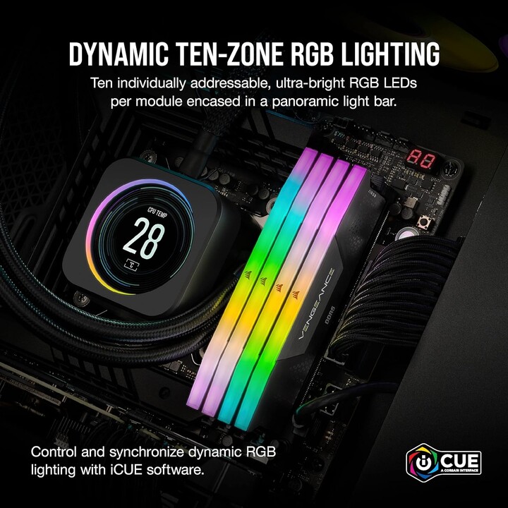 Corsair Vengeance 64GB (2x32GB) 6400MHz CL40 XMP Preto