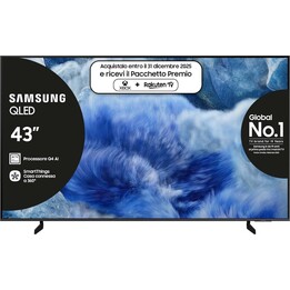 Samsung Q8F QE43Q8FAAU 109.2 cm (43") 4K Ultra HD Smart TV Wifi Grey, Titanium