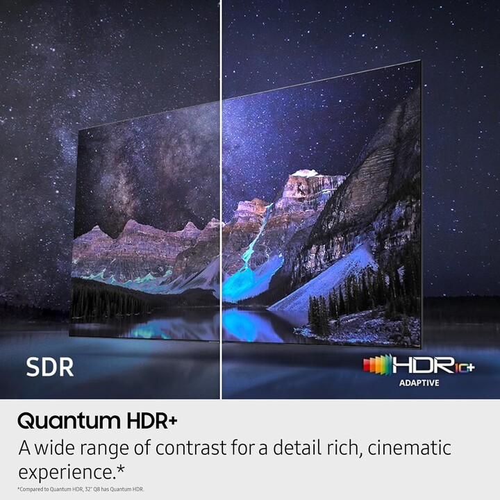 Samsung Q8F QE75Q8FAAU 190,5 cm (75") 4K Ultra HD Smart TV Wifi Gris, Titanio
