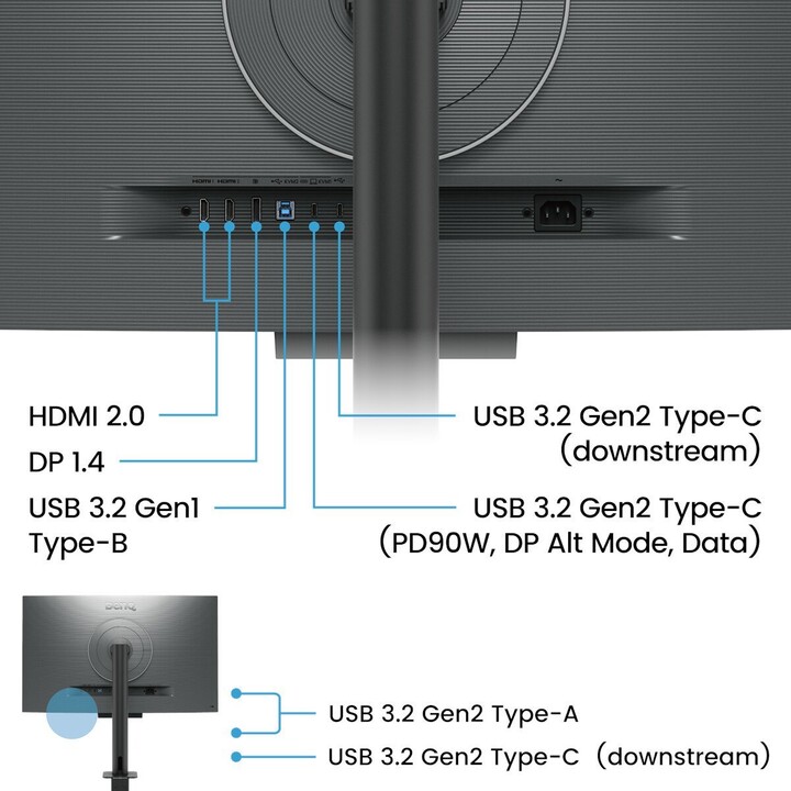 Programming Monitor BenQ RD320UA, 31.5", Ergo Stand