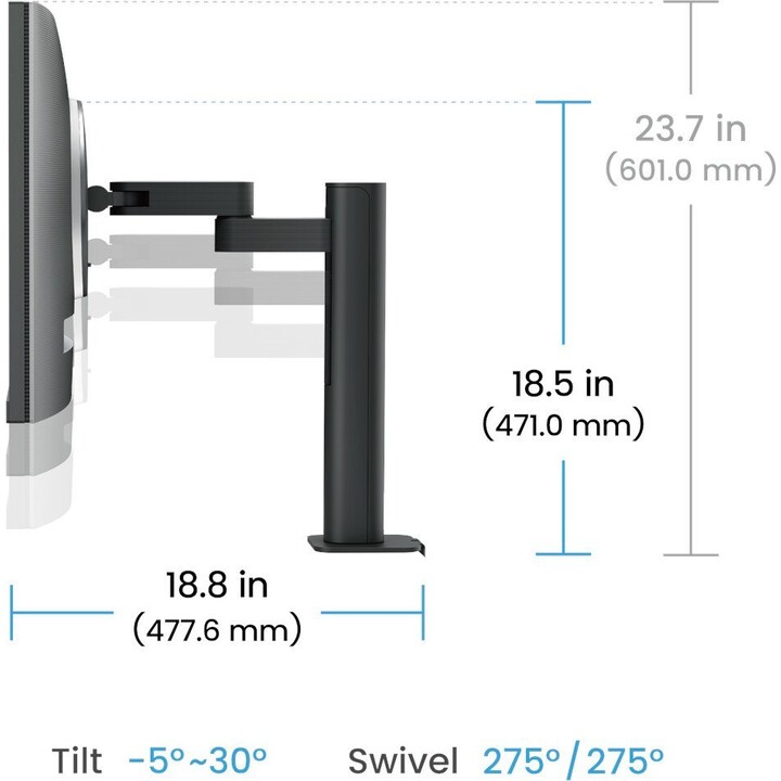 Monitor de programación Benq RD320UA, 31.5", ergo stand