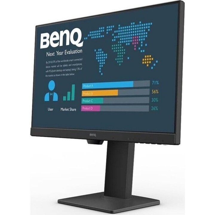 Moniteur Benq Business Bl2486tc 23,8" Ips 1080p, Fhd, USB-c (65w), 100hz, Eye-care, Ergonomique, Hub USB, 99% Srgb, Hdmi, D