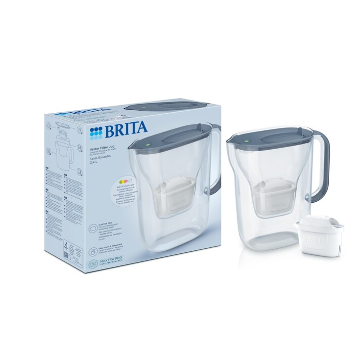 Brita Style Essential+1 Maxtra Pro PP filter jug (graphite)