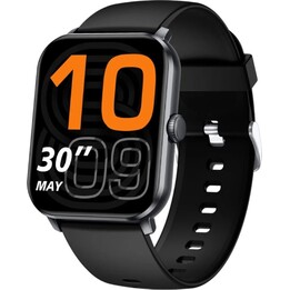 Montre connectée Qubo SMT-200 / Notifications / Fréquence cardiaque / Noire
