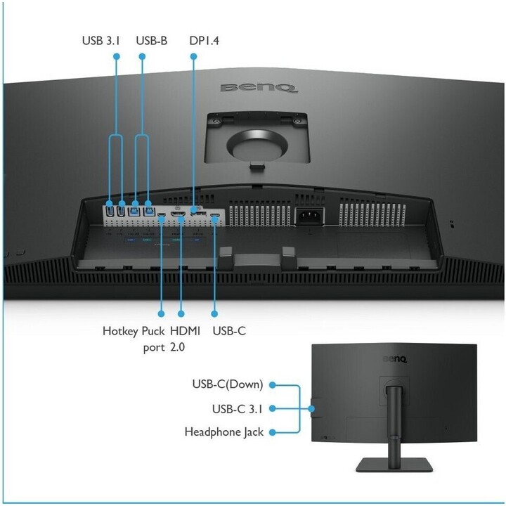 Benq PD3205U 31.5, 4K, UHD, IPS, Negro