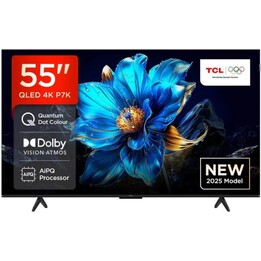 TCL P7K 55P7K Television 139.7 cm (55") 4K Ultra HD Smart TV Wifi Metallic 450 cd / m²