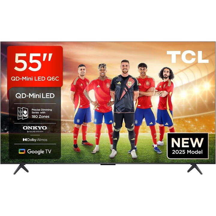 TCL Q6C 55Q6C Televisor 139,7 cm (55") 4K Ultra HD Smart TV Wifi Metálico