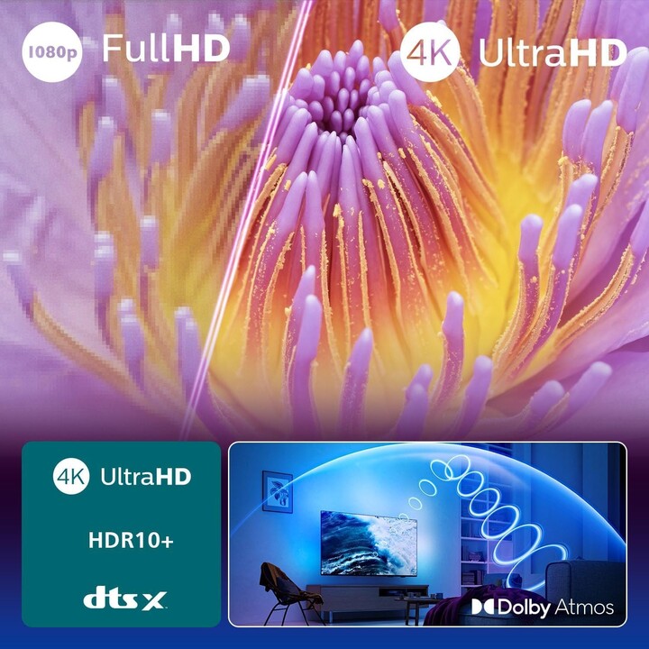 Philips 50PUS8010/12 Televisor 127 cm (50") 4K Ultra HD Smart TV Wifi Negro