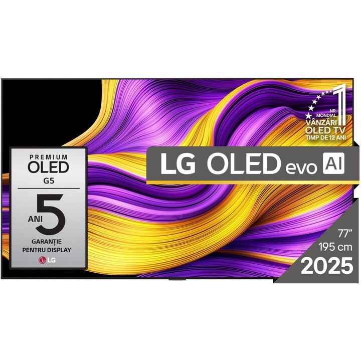 LG OLED evo AI OLED77G51LW Fernseher 195,6 cm (77") 4K Ultra HD Smart-TV WLAN Schwarz