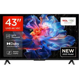 TV Set|TCL|43 "|4K Ultra HD|3840 x 2160 pixels|Flat|16:9|DLED|43V6C