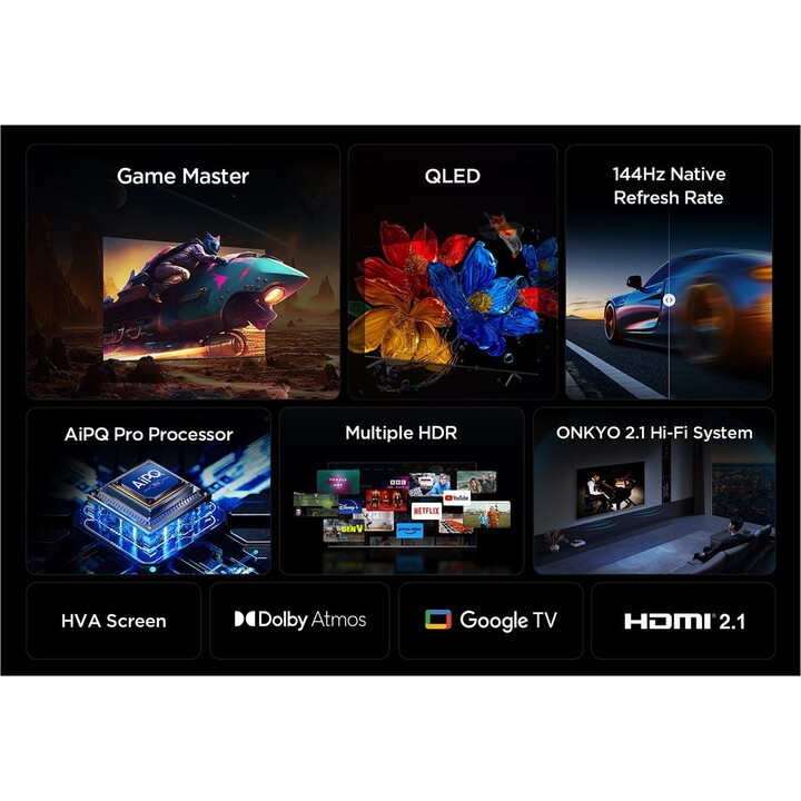 TCL P89K 98P89K Televisor 2,49 m (98") 4K Ultra HD Smart TV Wifi Metálico 450 cd / m²
