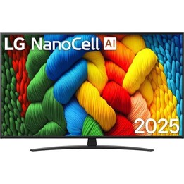 LG NanoCell AI 65NANO81A3A Television 165.1 cm (65") 4K Ultra HD Smart TV Wifi Black