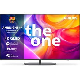 TV Philips The One Ambilight QLED 50" 50PUS9010 UltraHD 4K Dolby Vision Dolby Atmos Titan OS