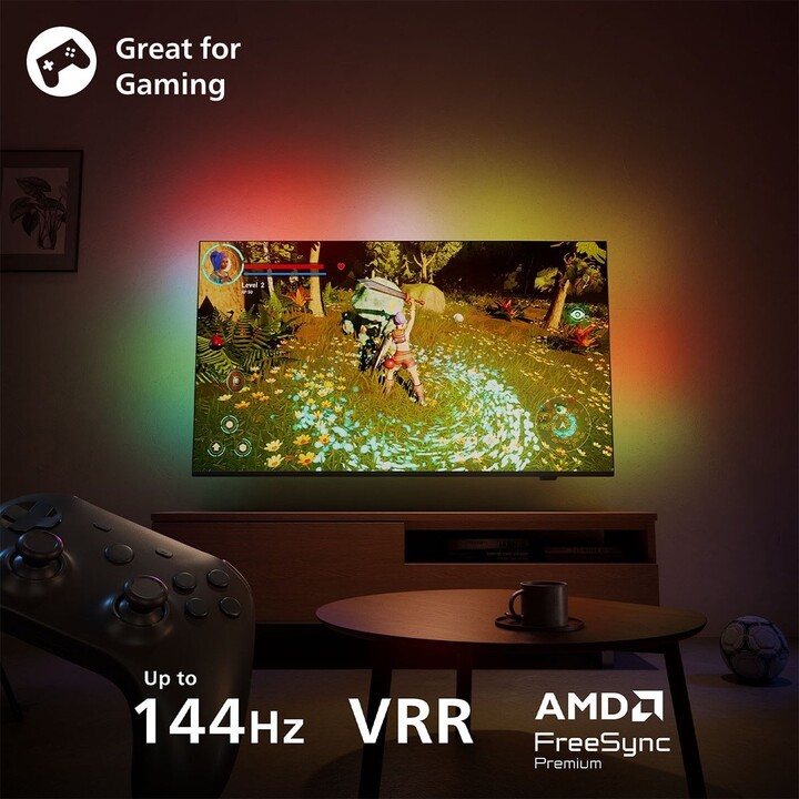 Philips The One Ambilight QLED 50" 50PUS9010 UltraHD 4K Dolby Vision Dolby Atmos Titan OS