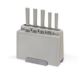 Knife and cutting board set on stand MR-1412-GREY MAESTRO