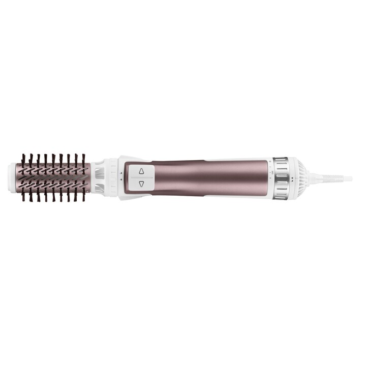Rowenta Brush Activ Premium Care CF9540 Hot Air Brush, Aluminum, Metallic, White, 1000 W, 1.8 m