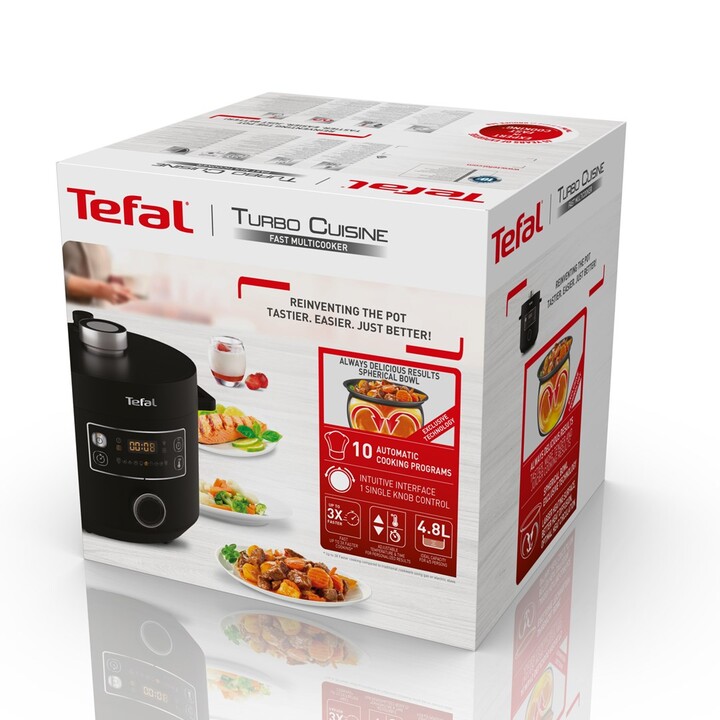 Tefal Turbo Cuisine CY754830 Multi-Cooker 5L 1090W Black