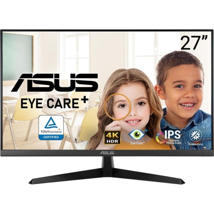 Monitor de cuidados oculares 4K ASUS de 27 polegadas (VY27UQ) - UHD (3840 x 2160), IPS, HDR10, sincronização adaptativa