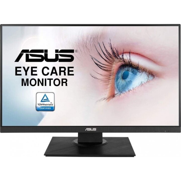 Asus VA24DQLB 23.8" LED Monitor, IPS, FHD, 75 Hz, Built-in Speakers, Black