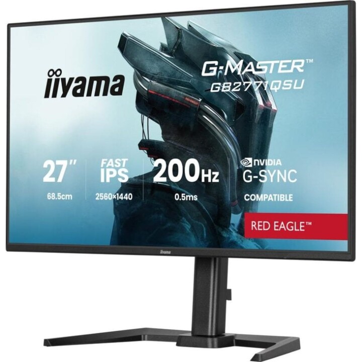 Monitor iiyama G-MASTER GB2771QSU-B1 27" Wide Quad HD 200Hz IPS G-SYNC HDR veloce