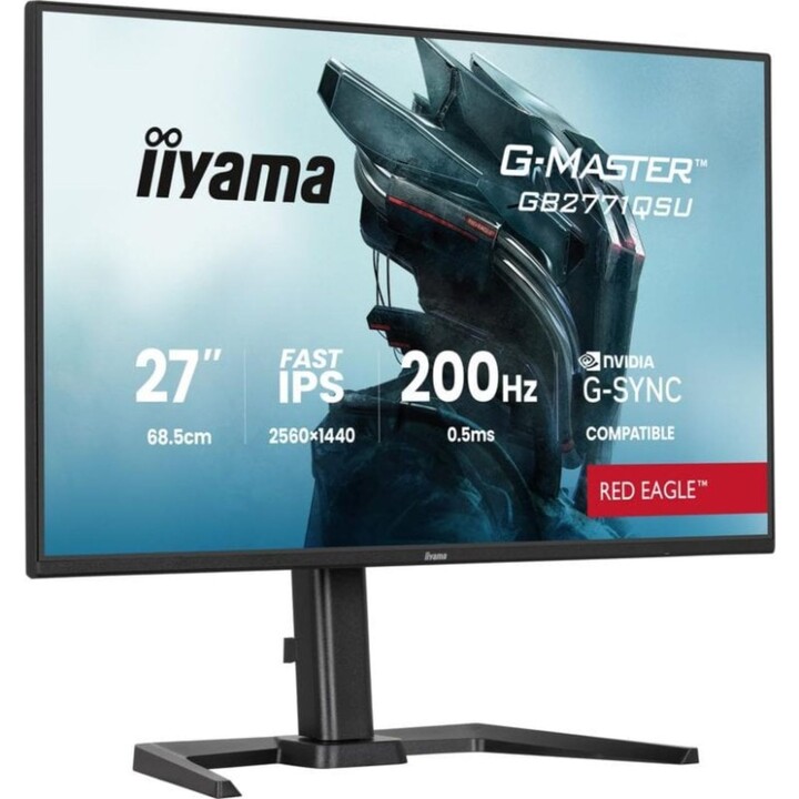 Monitor iiyama G-MASTER GB2771QSU-B1 27" Wide Quad HD 200Hz IPS G-SYNC HDR veloce