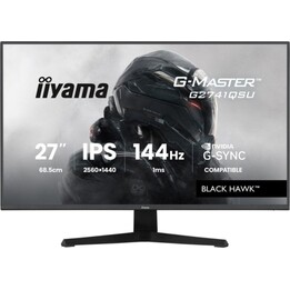 Monitor iiyama G-MASTER G2741QSU-B1 27 Zoll QHD 144 Hz IPS 1 ms Lautsprecher USB VESA
