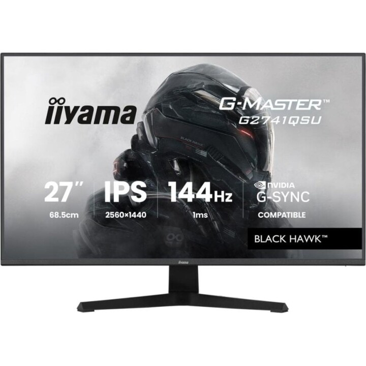 Monitor iiyama G-MASTER G2741QSU-B1 27" QHD 144Hz IPS 1ms Altoparlanti USB VESA