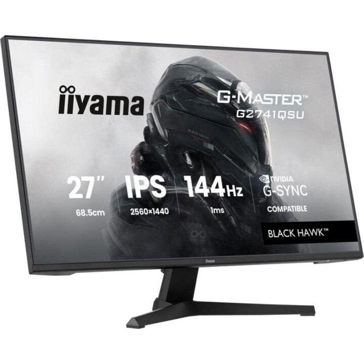 Monitor iiyama G-MASTER G2741QSU-B1 27" QHD 144Hz IPS 1ms Altoparlanti USB VESA
