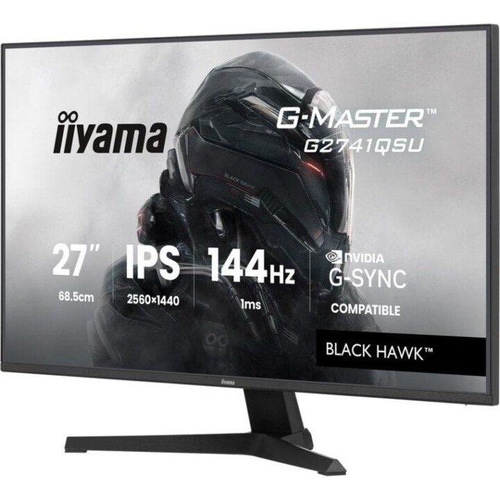 Monitor iiyama G-MASTER G2741QSU-B1 27" QHD 144Hz IPS 1ms Altoparlanti USB VESA