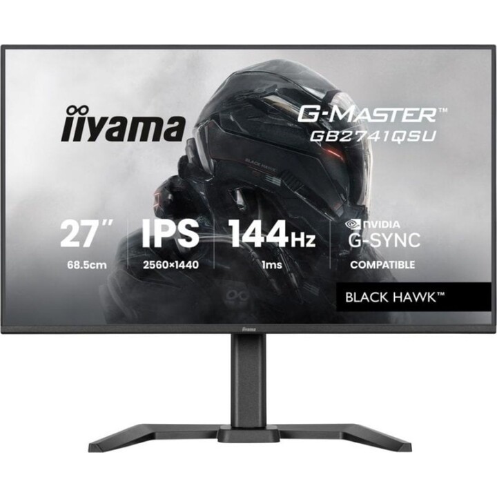 iiyama G-MASTER GB2741QSU-B1 27" QHD 144Hz IPS Altoparlanti USB regolabili in altezza 1ms Monitor