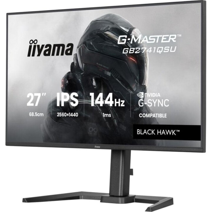 iiyama G-MASTER GB2741QSU-B1 27" QHD 144Hz IPS Altoparlanti USB regolabili in altezza 1ms Monitor