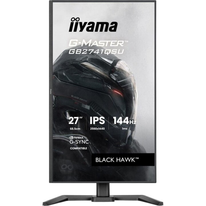 iiyama G-MASTER GB2741QSU-B1 27" QHD 144Hz IPS Altoparlanti USB regolabili in altezza 1ms Monitor
