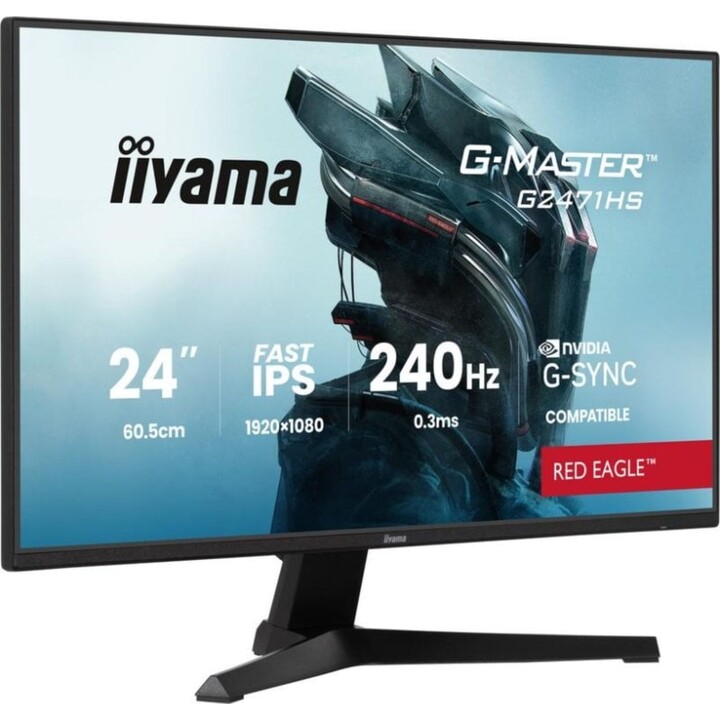 Monitor iiyama G-MASTER G2471HS-B1 23,8" FullHD 240Hz Veloce IPS HDR10 G-SYNC Altoparlanti